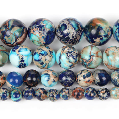 Natural Lapis Lazuli Emperor Turquoise Handmade DIY Bead Semi-finished Product