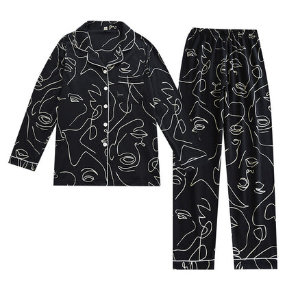 Thin Cardigan Plus Size Cotton Lapel Home Service