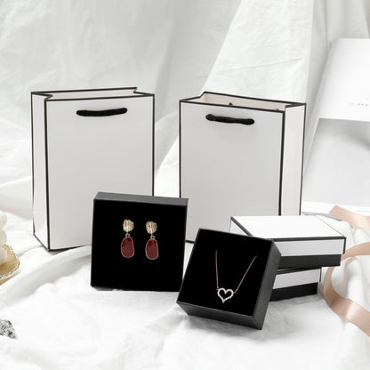 Ins Style Bracelet Ring Earring Nail Necklace Jewelry Gift Box