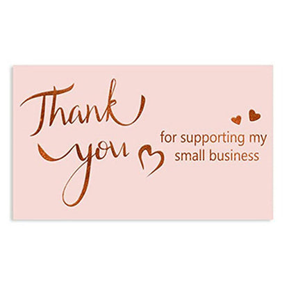 English Holiday Thank You Simple And DIY Creative Greeting Card