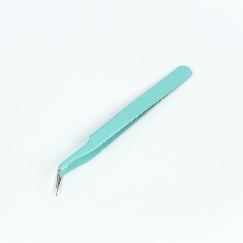 Stainless Steel Tweezers Macaron Colored Handbook And Paper Tape