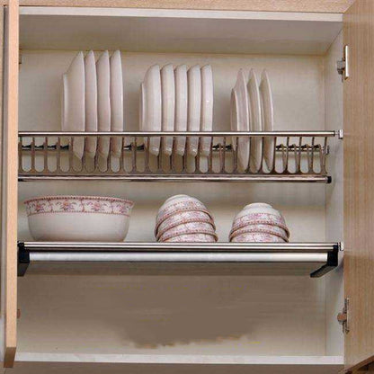 Built In Stainless Steel Cutlery Rack Of Cabinet