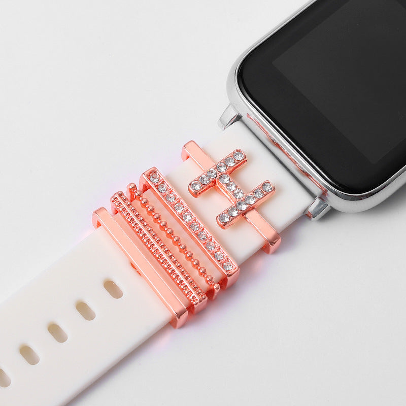 Rose Gold English Alphabet Buckle