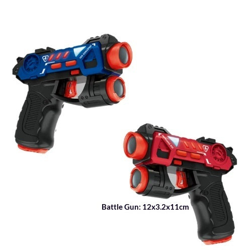 Children's Toy High-End Black Tech Flying Saucer Projection Game Gun Toy