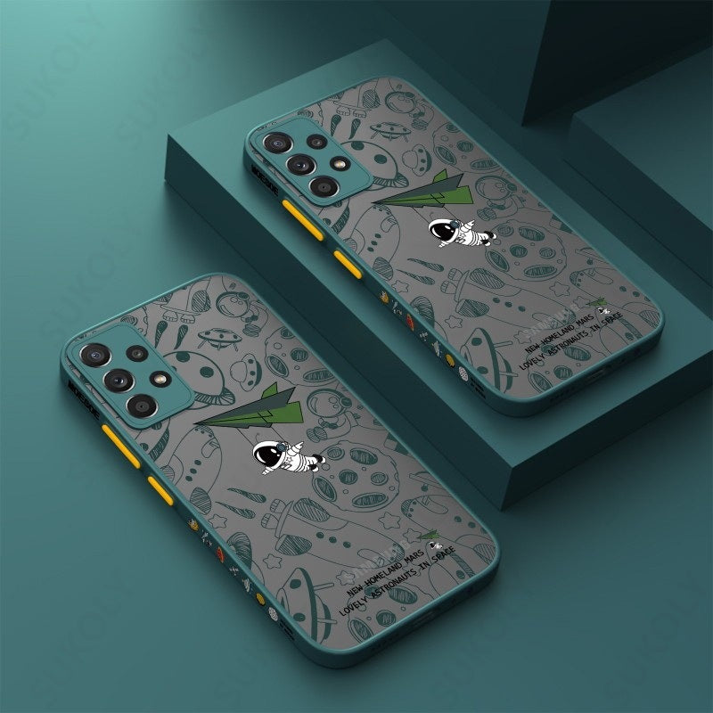 Graffiti Skin Sense S21FE Side View Protective Cover