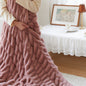 LuxuryRabbit Plush Blanket Winter Thickened Fur