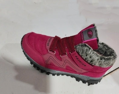 Cotton Shoes Winter Plus Velvet Thickening Outdoor Large Size Sports Running Shoes