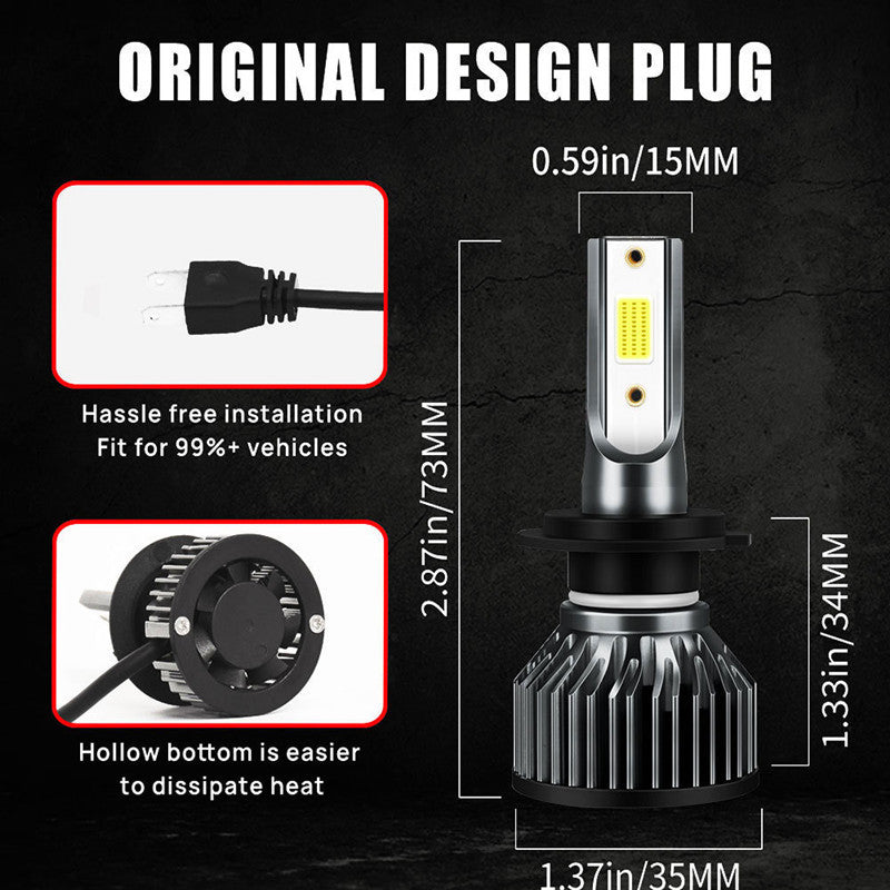 COB Built-in New LED Car Headlights