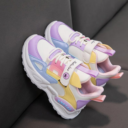 Children's Running Soft Bottom Girl Dad Shoes Soft Bottom Casual Shoes