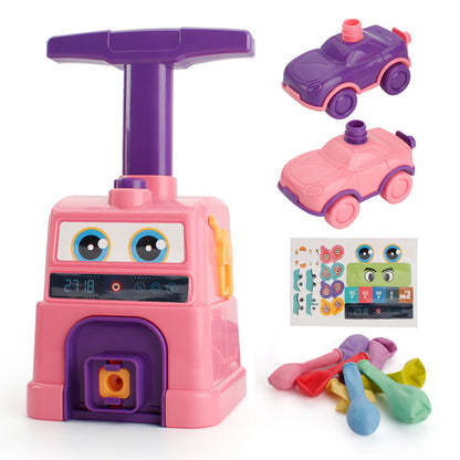 Children's Inertial Power Balloon Car Toy Aerodynamic Scooter Car Educational Experiment Creative Toy