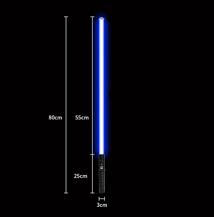 Rechargeable RGB Sound And Light Flash Sword