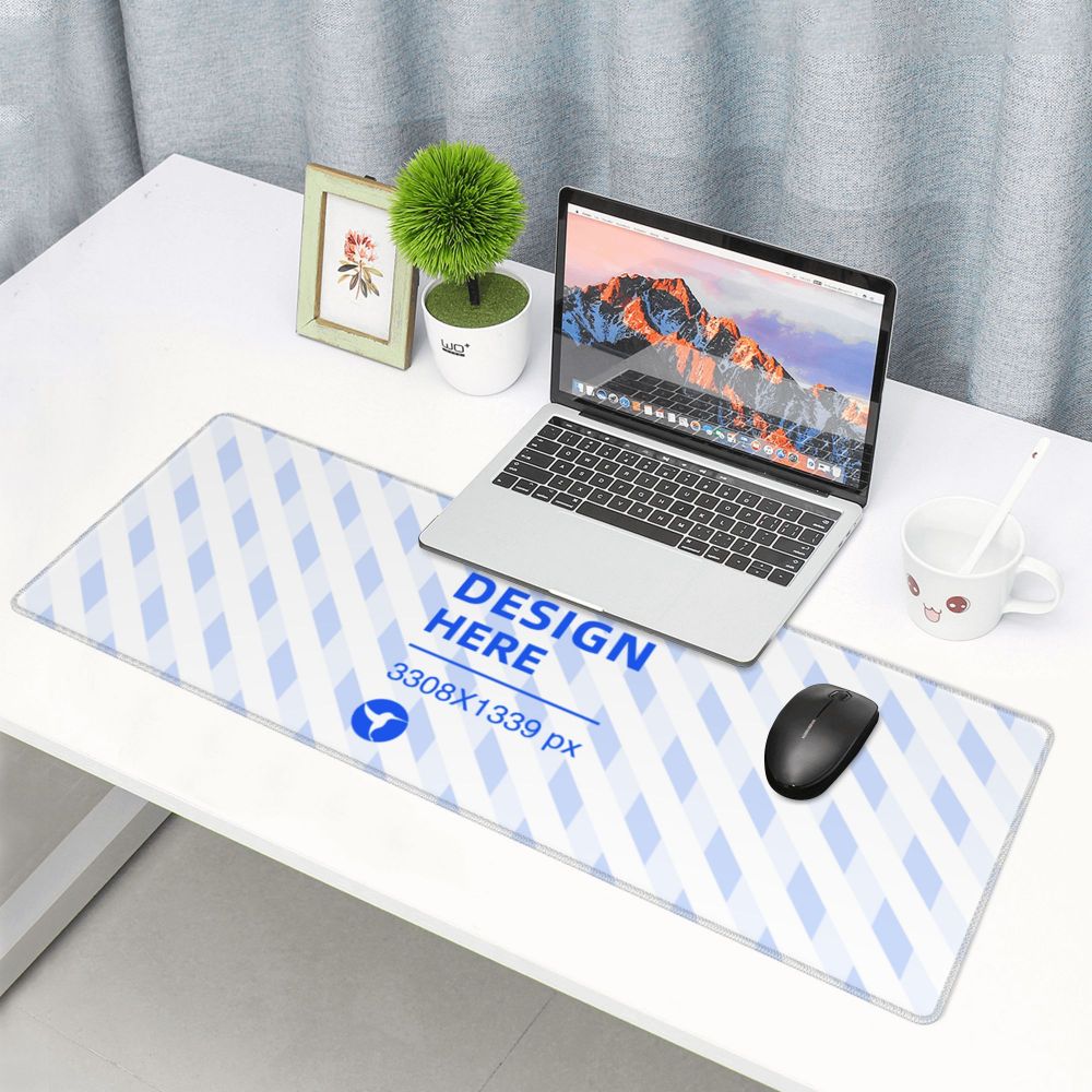 Create your own 12x31.5in Horizontal Oversized Rubber Keyboard Pad