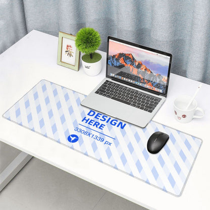 Create your own 12x31.5in Horizontal Oversized Rubber Keyboard Pad