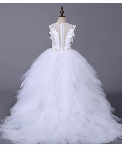 Girl Princess Pompous Skirt Flower Child Wedding Dress