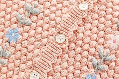 Hand-embroidered Jacket Top All-match Cardigan