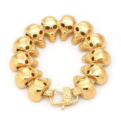 Titanium Steel Casting Personalized Bracelet European And American Punk