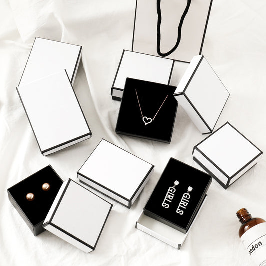 Ins Style Bracelet Ring Earring Nail Necklace Jewelry Gift Box