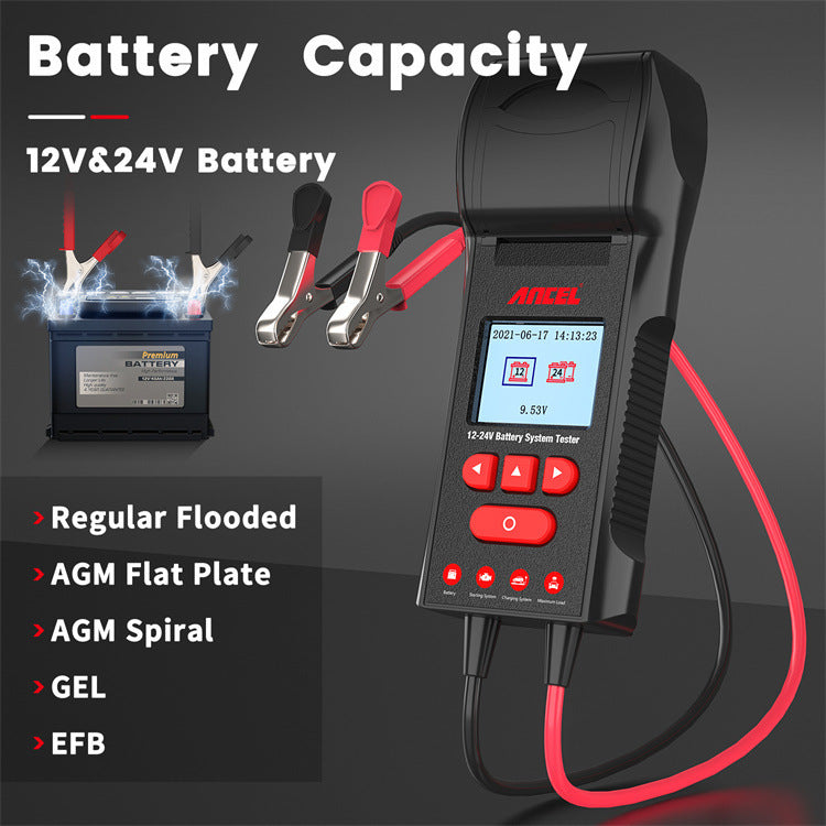 Automobile Battery Tester Battery Power Internal Resistance Life Detection Printing Model