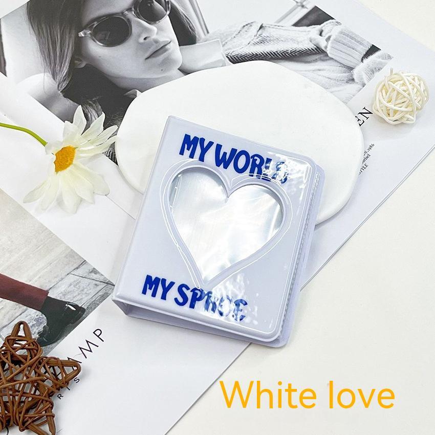Cutout Love Mini Plug-in Album Business Card Album