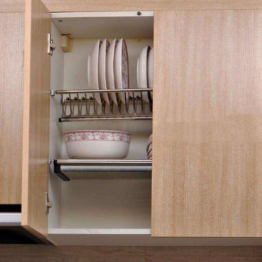 Built In Stainless Steel Cutlery Rack Of Cabinet