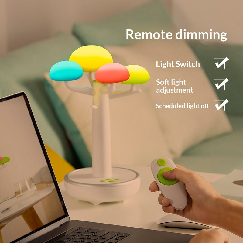 Factory Wish Tree Bluetooth Speaker With Breathing Seven-Color LED Night Light