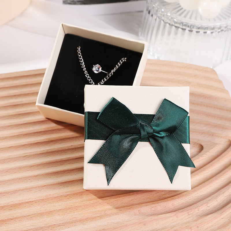 Bow Necklace Earrings Packaging Gift Box