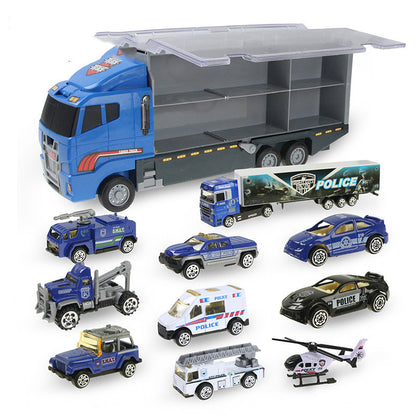 Simulation Mini Alloy Engineering Car Set