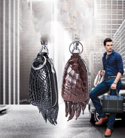 Genuine Leather Multifunctional Claw Key Bag