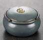 Retro Creative Ceramic Large Ashtray Office Smoke Cup Car Windproof And Fly Ash