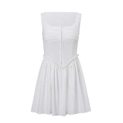 European And American Ins Hot Girl Slim Fit Slimming Simple Temperament Dress