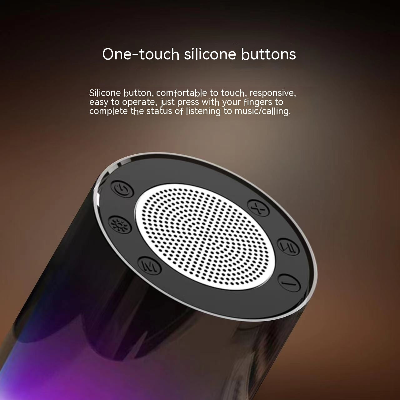 Wireless Bluetooth Speaker Colorful Full Screen Card