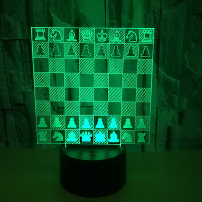 Creative Chess 3D Visual Three-Dimensional Table Lamp