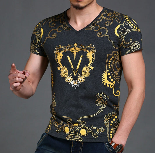 Gold Pattern Shirt