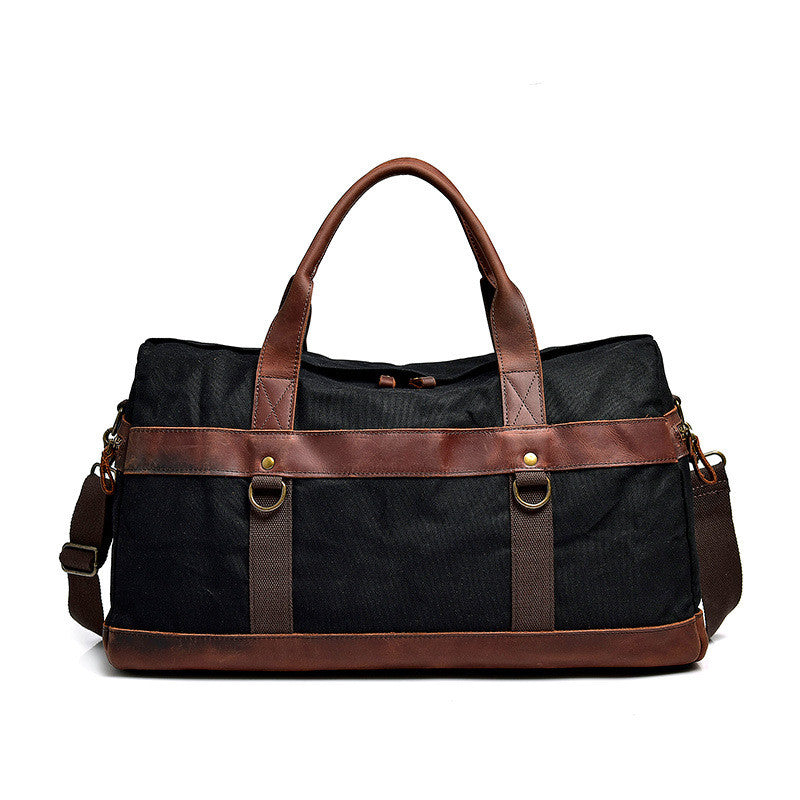 Waterproof oil wax canvas handbag