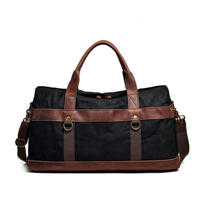 Waterproof oil wax canvas handbag