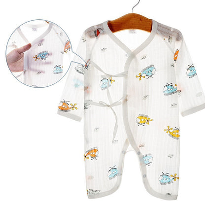 Newborn One-Piece Garment Spring Cotton-Padded Clothes Class A Clothing Bag Fart Suit