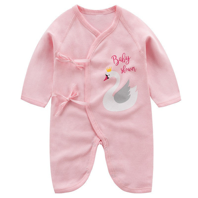 Newborn One-Piece Garment Spring Cotton-Padded Clothes Class A Clothing Bag Fart Suit