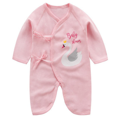 Newborn One-Piece Garment Spring Cotton-Padded Clothes Class A Clothing Bag Fart Suit