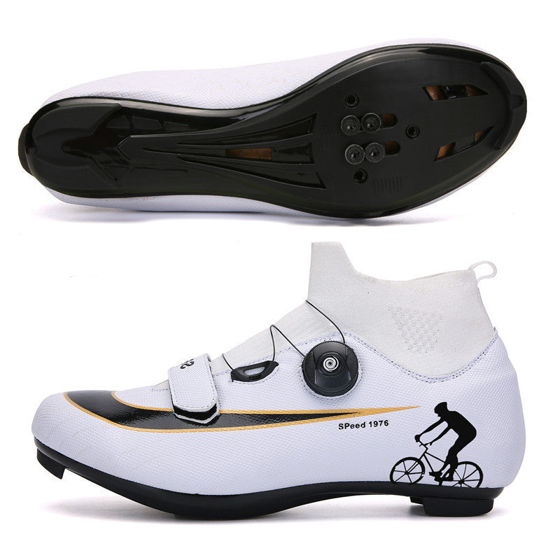 Outdoor Mountain Lock Cycling Shoes Men's Bicycle Power Shoes