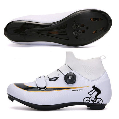 Outdoor Mountain Lock Cycling Shoes Men's Bicycle Power Shoes