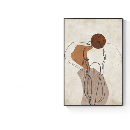 Modern Minimalist Living Room Sofa Background Wall Hanging Painting