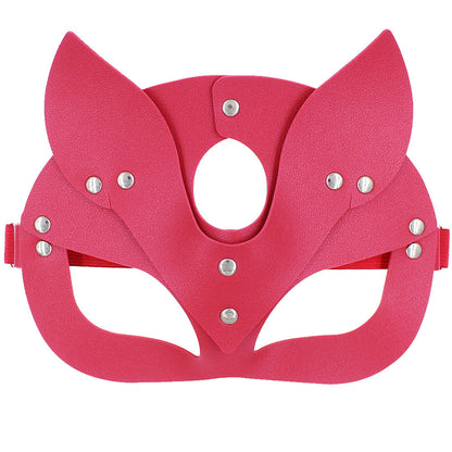 European And American Personalized PU Leather Fox Mask