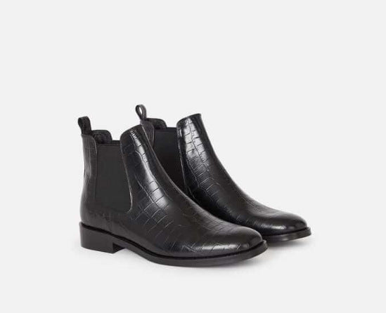 Comfortable mid-heel thick heel short boots children