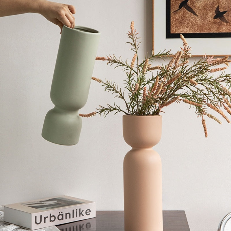 Morandi Nordic Ceramic Vase Model Room TV Cabinet Decoration Decoration