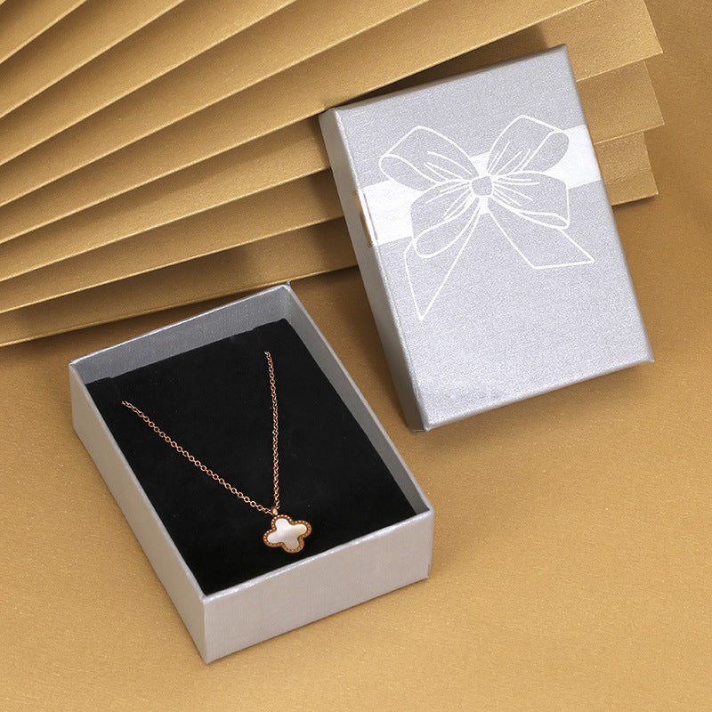 Bow Necklace Earrings Packaging Gift Box
