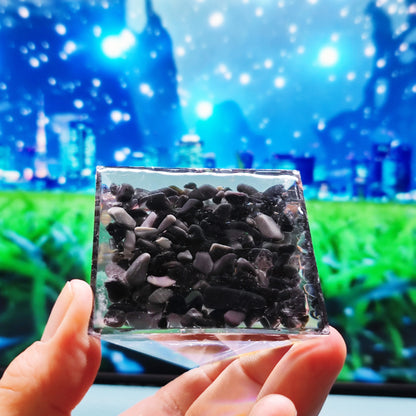 Home Fashion Crystal Ball Crushed Stone Crafts Ornaments