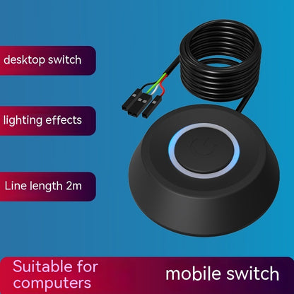 Computer External Power Supply Business Desktops Start Lengthened External Button