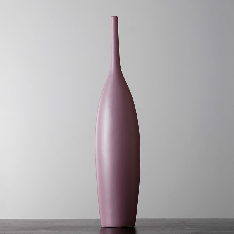 Simple Ceramic Vase Decoration Suitable For Hotel Art