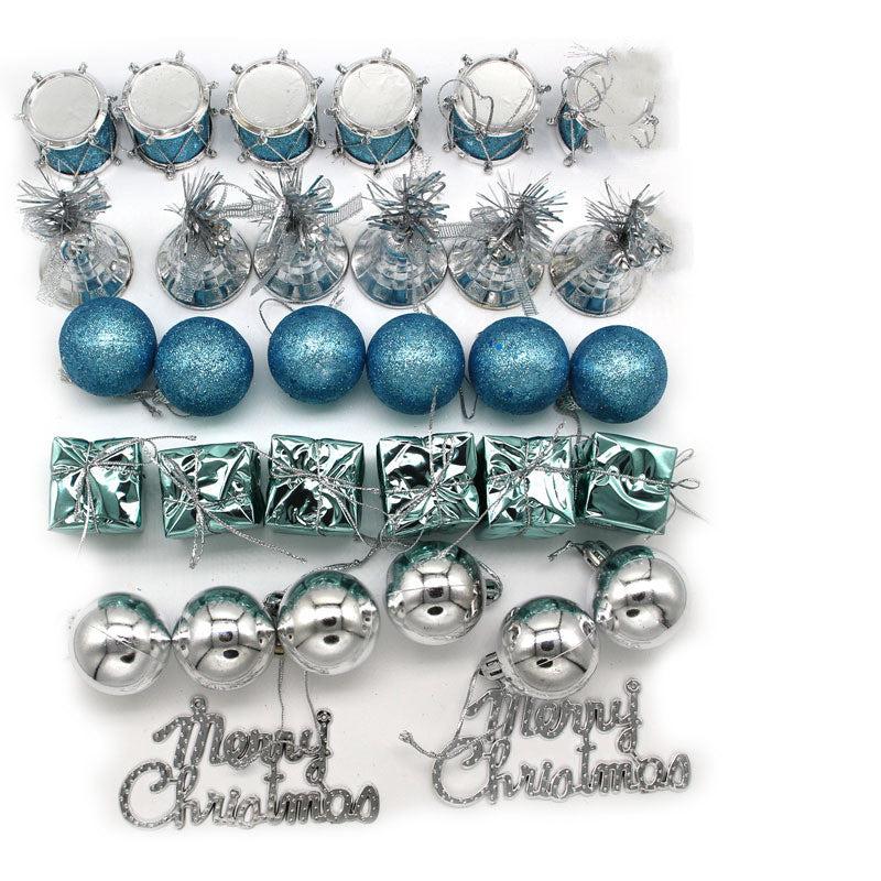 Christmas Ornament Butterfly Gift Box Pendant Arrangement