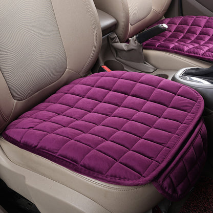 Winter car without backrest plush cushion
